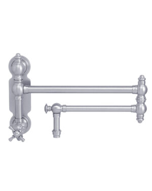 Waterstone Traditional Wall Mounted Potfiller - Cross Handle