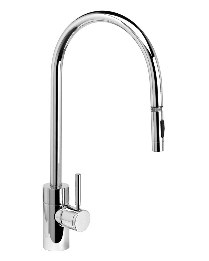 Contemporary PLP Extended Reach Pull Down Faucet 5300