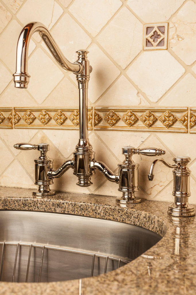 Waterstone Annapolis Bridge Faucet 6200 - Polished Nickel