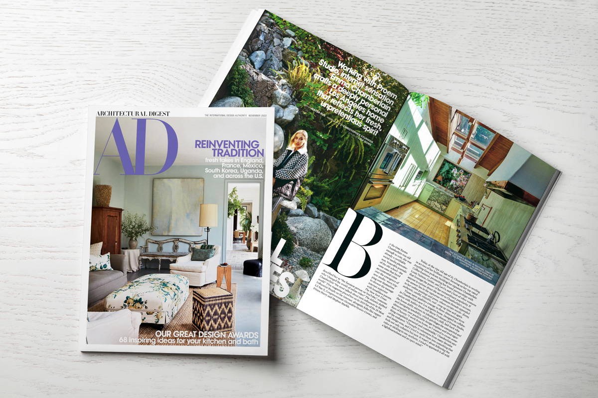 Emma Chamberlain Selects Waterstone Faucets for Kitchen Featured in Architectural Digest